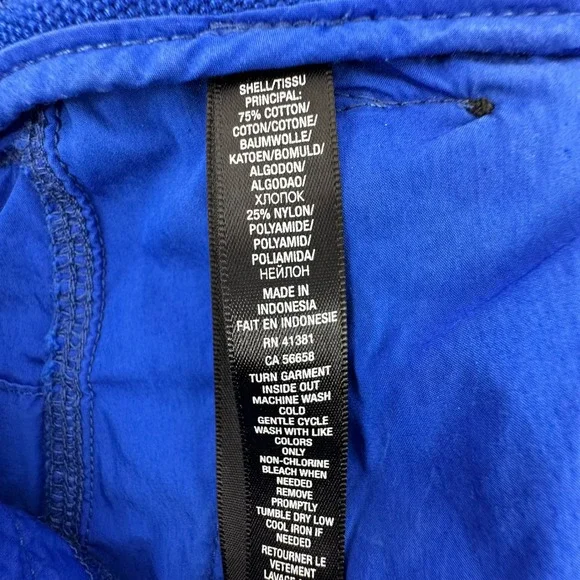 VTG RLX Ralph Lauren Mens Slim Fit Cargo Paratrooper Shorts Blue Utility Size 42 - Picture 8 of 16